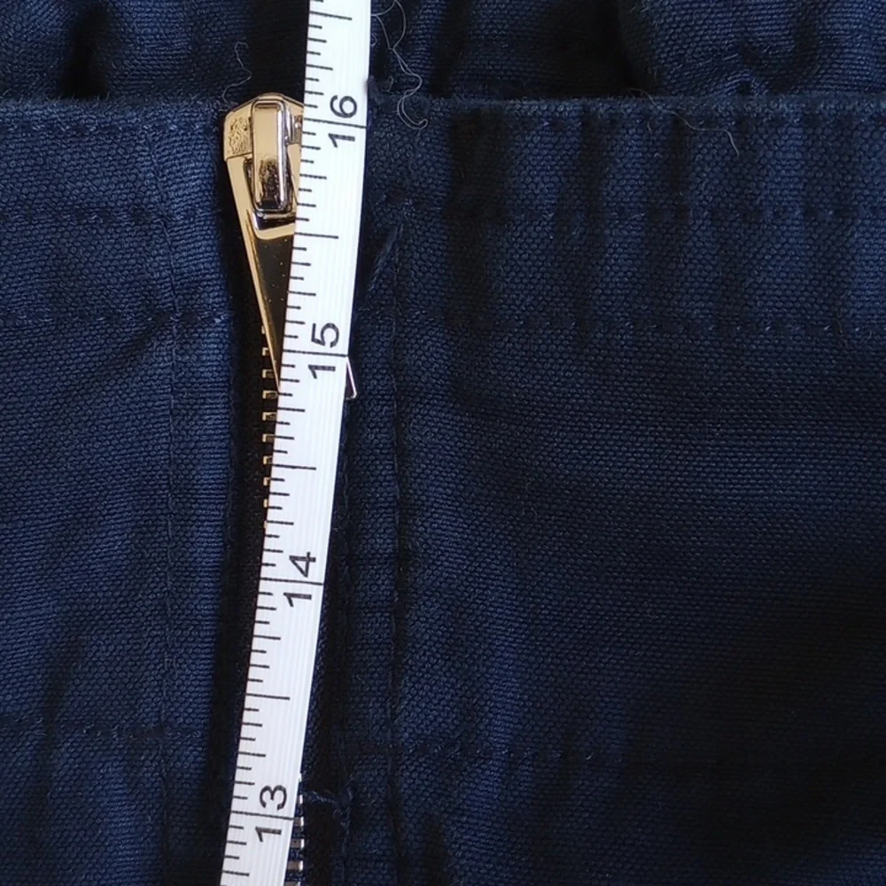 NWOT Cotton Linen The Paperbag Pant 14 Cropped Hyper Navy Banana Republic